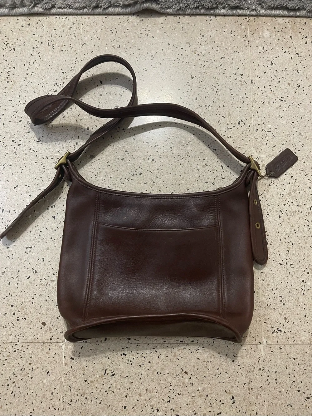 Coach Vintage Legacy 9816 Slim Duffle Mahogany Bag